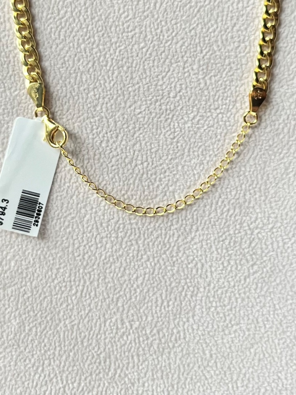 N034 | Natural Diamond Cuban Link Gold Chain Necklace - Picture 4 of 5